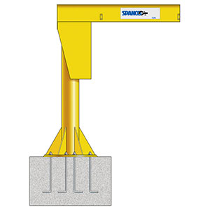 Picture of Global Industrial 1142112 Anchor Kit For Jib Crane